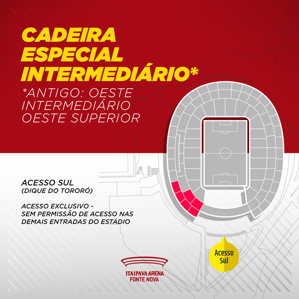 Arena Fonte Nova Setores