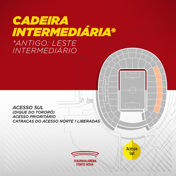 Arena Fonte Nova Setores