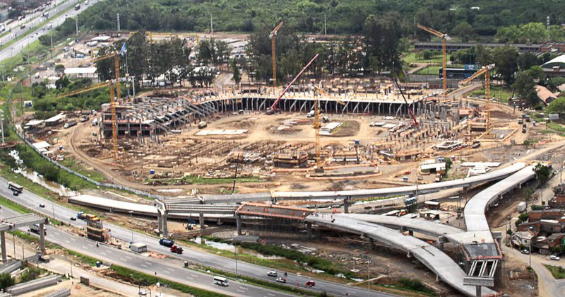 Arena do Grêmio Construção