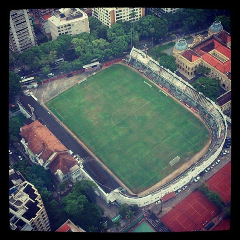 Estádio das Laranjeiras Imagem Aerea