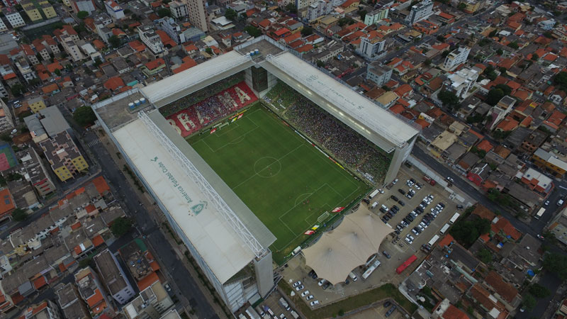Imagem de fora do estádio - Picture of Arena Independencia - Campo