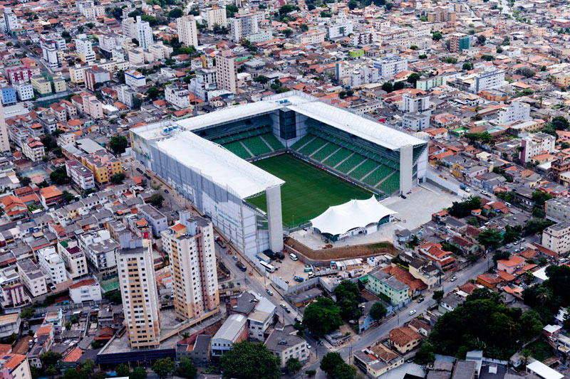 Imagem de fora do estádio - Picture of Arena Independencia - Campo