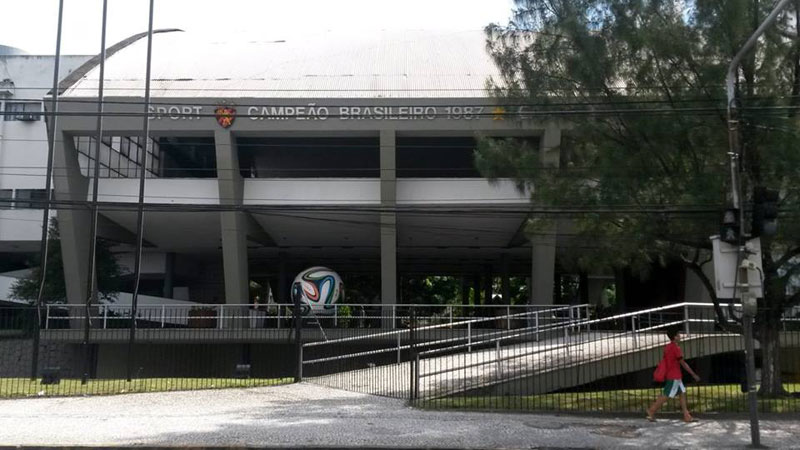 Estádio Ilha do Retiro Fachada