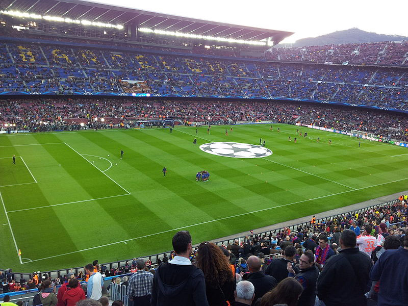 Estádio do Barcelona Dia de Jogo