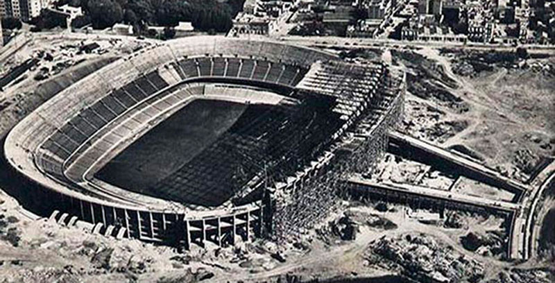 História Estádio do Barcelona