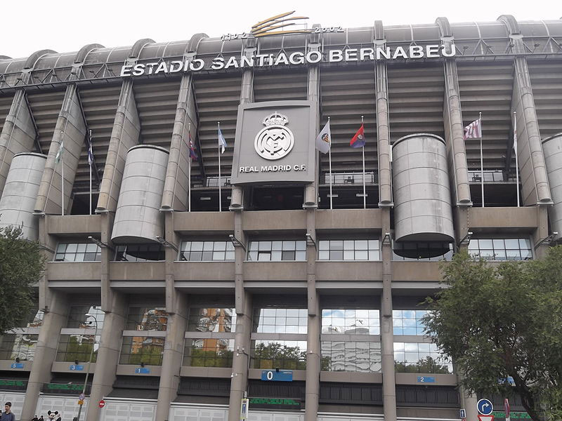 Estádio Real Madrid Fachada