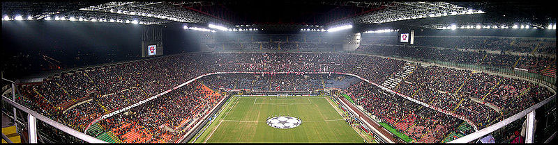Estádio San Siro Panorama do Estádio