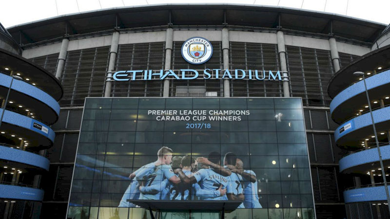 Estádio Cidade de Manchester Fachada