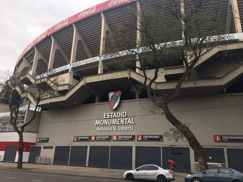 Estádio Monumental de Núñez Fachada
