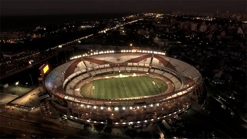 Estádio Monumental de Núñez Imagem Noturna