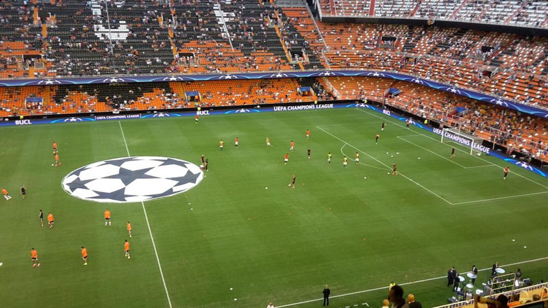 Estádio Mestalla Dia de Jogo