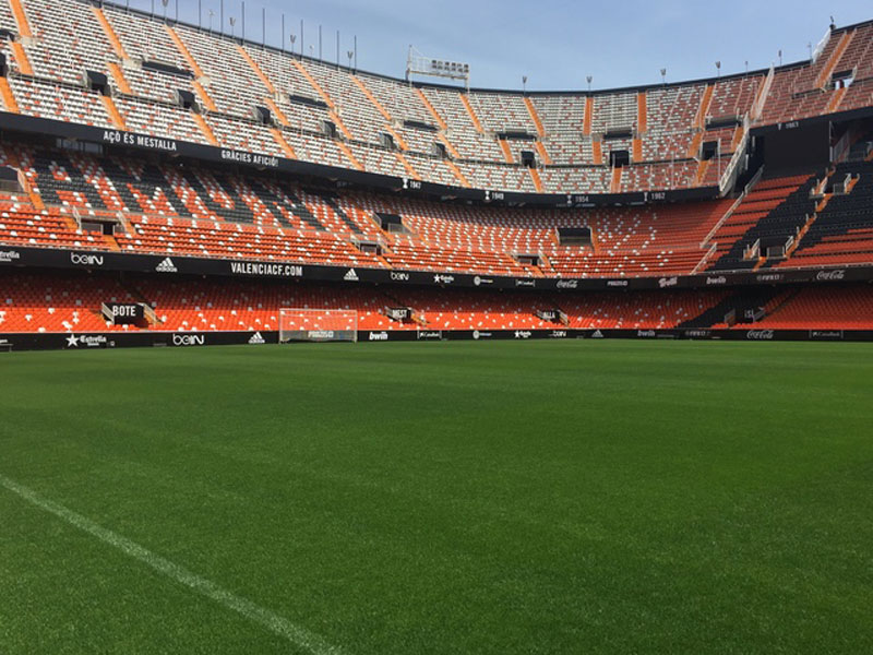 Estádio Mestalla Gramado