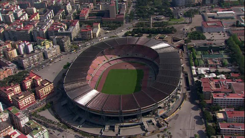 Estádio San Paolo Vista Aérea
