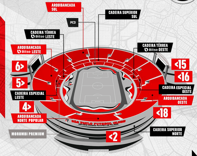 Morumbi Tour - LOUNGE DOS ÍDOLOS  CAMAROTE COM VISÃO PRIVILEGIADA